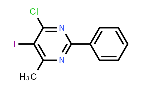 CAS No. 83410-17-7, 4-Chloro-5-iodo-6-methyl-2-phenylpyrimidine