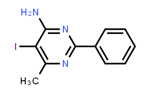 CAS No. 83410-20-2, 5-Iodo-6-methyl-2-phenylpyrimidin-4-amine