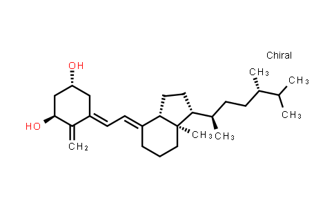 CAS No. 83465-05-8, (1R,3S,E)-5-(2-((1R,3aS,7aR,E)-1-((2R,5S)-5,6-Dimethylheptan-2-yl)-7a-methyloctahydro-4H-inden-4-ylidene)ethylidene)-4-methylenecyclohexane-1,3-diol