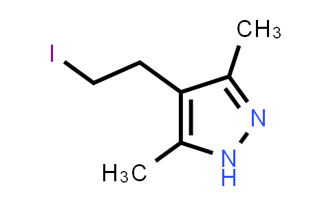 CAS No. 83467-29-2, 4-(2-Iodoethyl)-3,5-dimethyl-1h-pyrazole