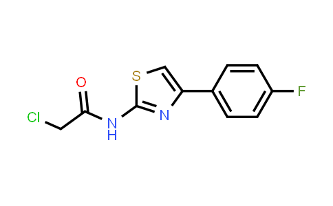 CAS No. 83558-09-2, 2-chloro-N-[4-(4-fluorophenyl)-1,3-thiazol-2-yl]acetamide