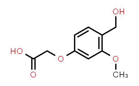 CAS No. 83590-77-6, 2-(4-(Hydroxymethyl)-3-methoxyphenoxy)acetic acid