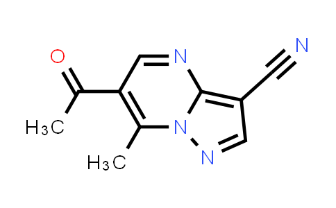 CAS No. 83702-52-7, 6-Acetyl-7-methylpyrazolo[1,5-a]pyrimidine-3-carbonitrile