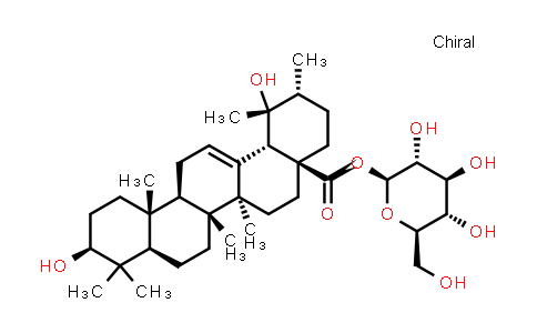 CAS No. 83725-24-0, 28-O-beta-D-Glucopyranosyl pomolic acid
