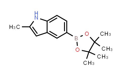 CAS No. 837392-54-8, 2-Methyl-5-(tetramethyl-1,3,2-dioxaborolan-2-yl)-1H-indole