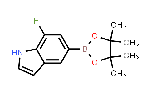CAS No. 837392-56-0, 7-Fluoro-5-(4,4,5,5-tetramethyl-1,3,2-dioxaborolan-2-yl)-1H-indole