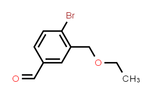 CAS No. 837408-71-6, 4-Bromo-3-(ethoxymethyl)benzaldehyde