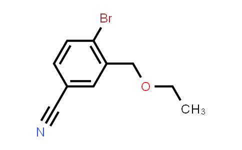 CAS No. 837408-81-8, 4-Bromo-3-(ethoxymethyl)benzonitrile