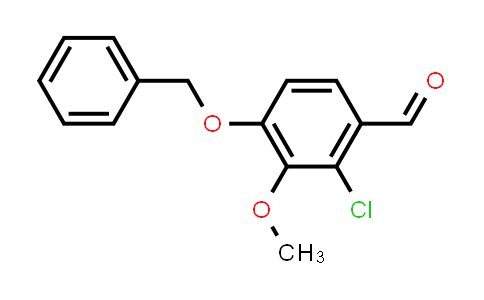CAS No. 83847-90-9, 4-(Benzyloxy)-2-chloro-3-methoxybenzaldehyde