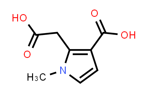 CAS No. 83863-74-5, 2-(Carboxymethyl)-1-methyl-1H-pyrrole-3-carboxylic acid