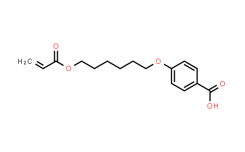 CAS No. 83883-26-5, 4-(6-Prop-2-enoyloxyhexoxy)benzoic acid