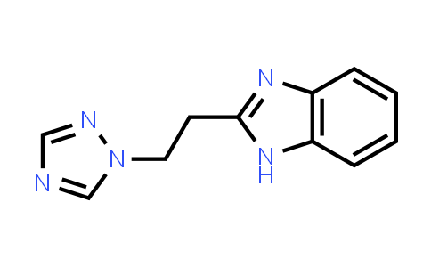 CAS No. 838888-45-2, 2-(2-(1H-1,2,4-triazol-1-yl)ethyl)-1H-benzo[d]imidazole