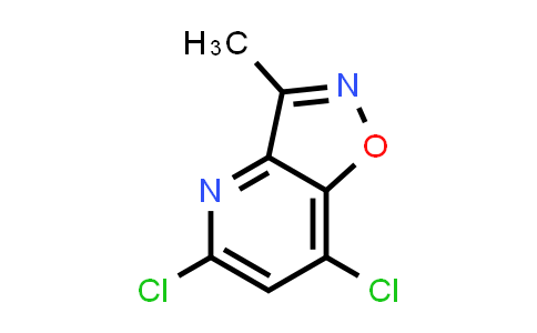 CAS No. 83988-35-6, 5,7-Dichloro-3-methylisoxazolo[4,5-b]pyridine