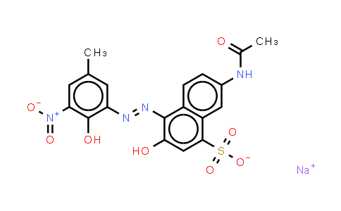 CAS No. 84083-08-9, 7-(acetylamino)-3-hydroxy-4-(2-hydroxy-5-methyl-3-nitrophenyl)azonaphthalene-1-sulphonate (sodium salt)