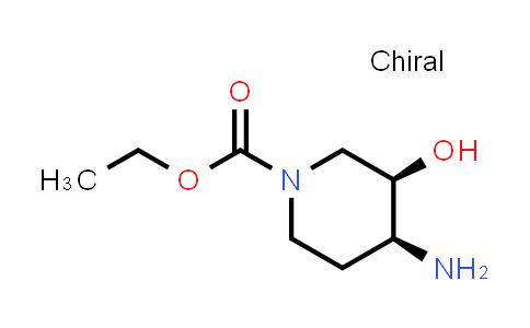 CAS No. 84100-53-8, cis-4-Amino-3-hydroxy-1-piperidinecarboxylic acid ethyl ester