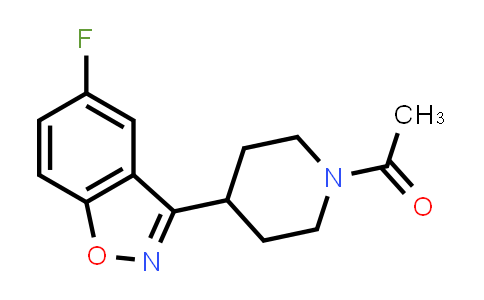CAS No. 84163-10-0, 1-(4-(5-Fluorobenzo[d]isoxazol-3-yl)piperidin-1-yl)ethanone