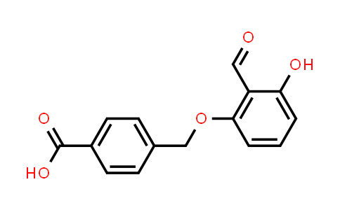 CAS No. 84290-27-7, 4-[(2-Formyl-3-hydroxyphenoxy)methyl]benzoic acid