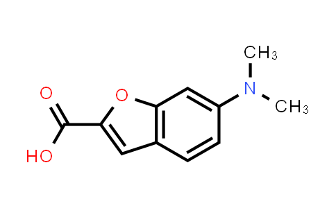 CAS No. 842958-64-9, 6-(Dimethylamino)-1-benzofuran-2-carboxylic acid