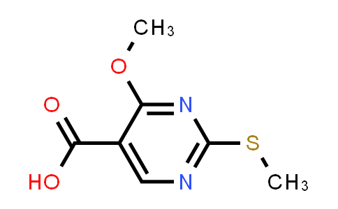 CAS No. 84332-06-9, 4-Methoxy-2-(methylthio)pyrimidine-5-carboxylic acid
