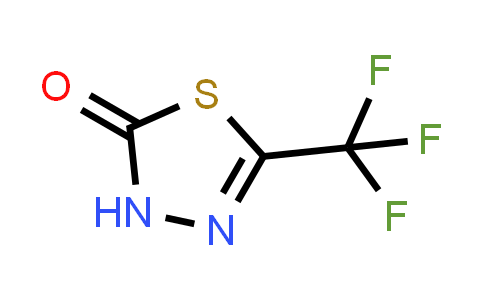CAS No. 84352-75-0, 5-(Trifluoromethyl)-1,3,4-thiadiazol-2(3H)-one
