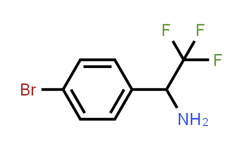CAS No. 843608-46-8, 1-(4-Bromophenyl)-2,2,2-trifluoroethan-1-amine