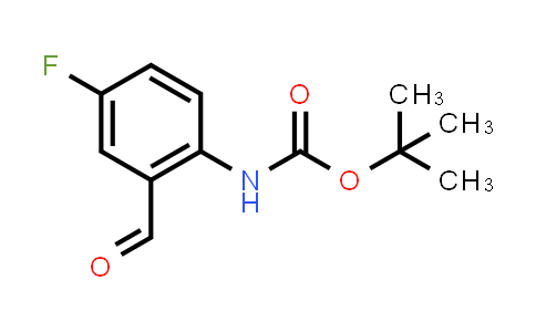 CAS No. 844891-31-2, tert-Butyl (4-fluoro-2-formylphenyl)carbamate