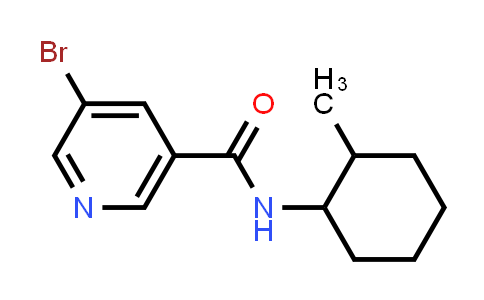 CAS No. 844901-18-4, 5-Bromo-N-(2-methylcyclohexyl)nicotinamide