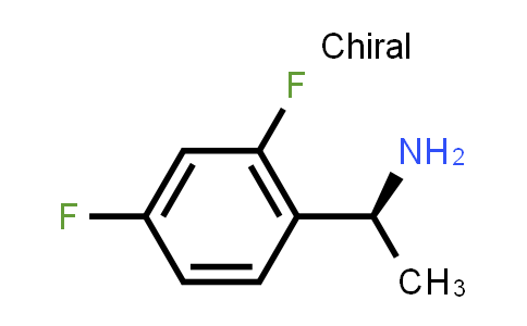 CAS No. 845252-02-0, Benzenemethanamine, 2,4-difluoro-α-methyl-, (αS)-