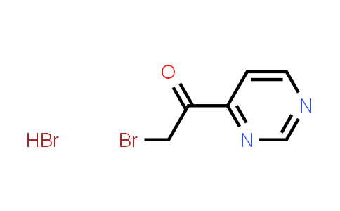 CAS No. 845267-57-4, 2-Bromo-1-(pyrimidin-4-yl)ethanone hydrobromide
