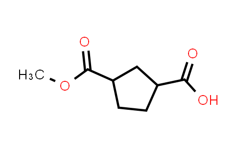 CAS No. 84545-00-6, 3-(Methoxycarbonyl)cyclopentane-1-carboxylic acid