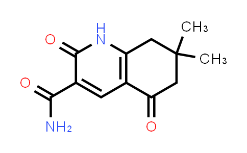 CAS No. 84548-19-6, 7,7-Dimethyl-2,5-dioxo-1,2,5,6,7,8-hexahydroquinoline-3-carboxamide