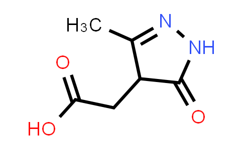 CAS No. 845808-92-6, 2-(3-Methyl-5-oxo-4,5-dihydro-1H-pyrazol-4-yl)acetic acid