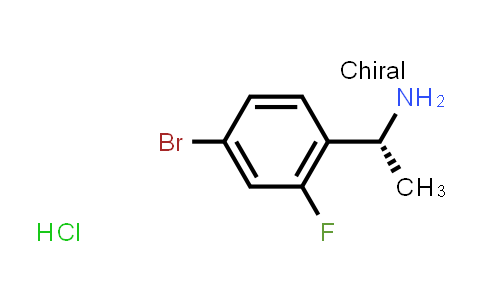 CAS No. 845829-91-6, (1R)-1-(4-BROMO-2-FLUOROPHENYL)ETHAN-1-AMINE HYDROCHLORIDE