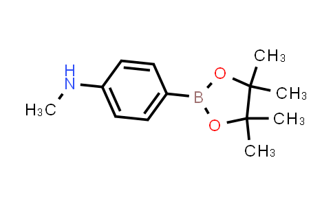 CAS No. 845870-55-5, N-Methyl-4-(4,4,5,5-tetramethyl-1,3,2-dioxaborolan-2-yl)aniline