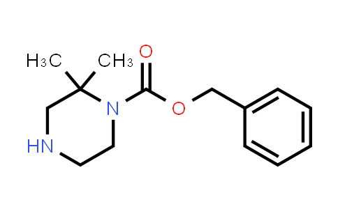 CAS No. 846052-89-9, benzyl 2,2-dimethylpiperazine-1-carboxylate