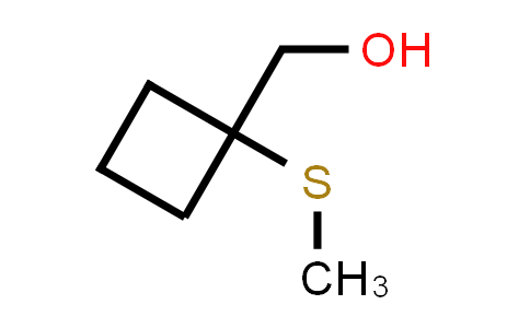 CAS No. 84657-77-2, [1-(Methylsulfanyl)cyclobutyl]methanol