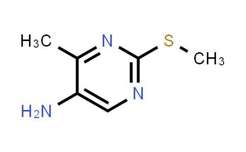 CAS No. 847139-63-3, 4-Methyl-2-(methylthio)pyrimidin-5-amine