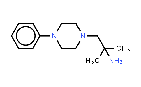 CAS No. 84725-45-1, 1-Piperazineethanamine, a,a-dimethyl-4-phenyl-