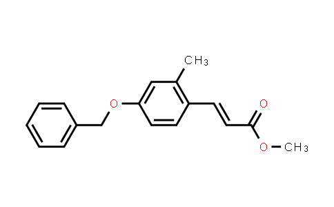 CAS No. 847348-48-5, 2-Propenoic acid, 3-[2-methyl-4-(phenylmethoxy)phenyl]-, methyl ester
