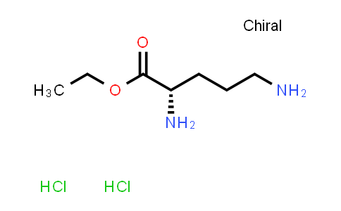 CAS No. 84772-29-2, Ethyl (S)-2,5-diaminopentanoate dihydrochloride