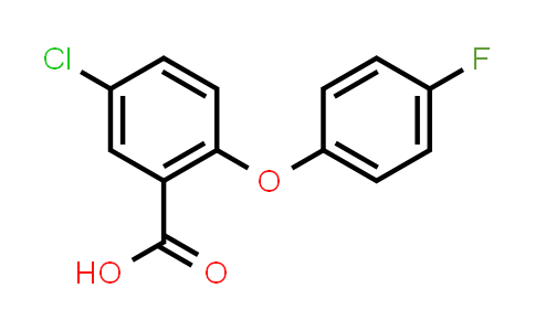CAS No. 847729-51-5, 5-Chloro-2-(4-fluorophenoxy)benzoic acid
