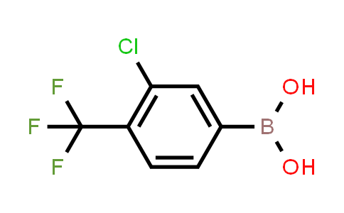CAS No. 847756-88-1, 3-Chloro-4-(trifluoromethyl)phenylboronic acid