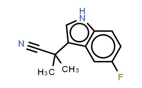 CAS No. 847865-44-5, 1H-Indole-3-acetonitrile, 5-fluoro-a,a-dimethyl-