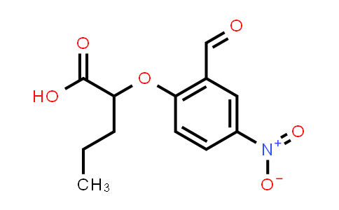 CAS No. 847869-82-3, 2-(2-Formyl-4-nitrophenoxy)pentanoic acid