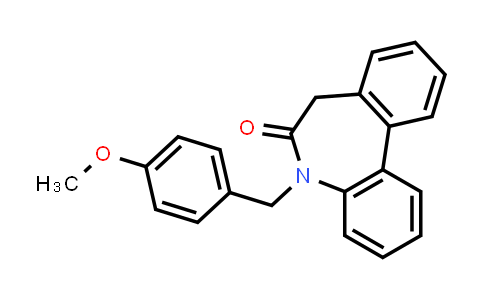 CAS No. 847926-44-7, 5-(4-Methoxybenzyl)-5H,7H-dibenzo[b,d]azepin-6-one