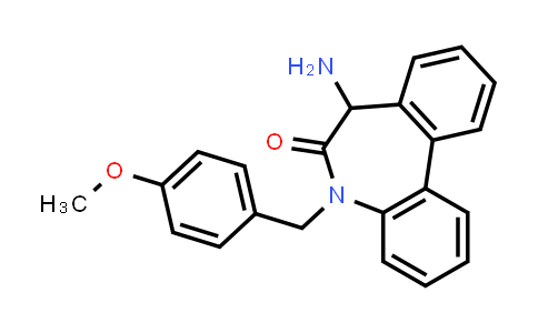 CAS No. 847926-45-8, 7-Amino-5-(4-methoxybenzyl)-5,7-dihydro-6H-dibenzo[b,d]azepin-6-one