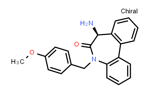 CAS No. 847926-46-9, (S)-7-Amino-5-(4-methoxybenzyl)-5,7-dihydro-6H-dibenzo[b,d]azepin-6-one