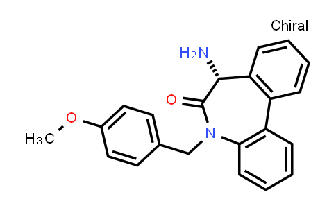 CAS No. 847926-47-0, (R)-7-Amino-5-(4-methoxybenzyl)-5,7-dihydro-6H-dibenzo[b,d]azepin-6-one