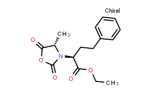 CAS No. 84793-24-8, (S)-Ethyl 2-((S)-4-methyl-2,5-dioxooxazolidin-3-yl)-4-phenylbutanoate