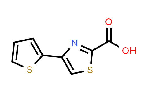 CAS No. 847956-14-3, 4-(Thiophen-2-yl)thiazole-2-carboxylic acid